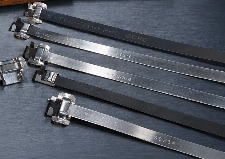 B-Tec Coated and Uncoated Stainless Steel Band Assemblies